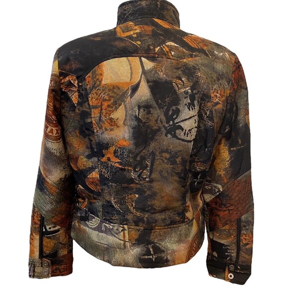 Verse Fall Women’s Jacket Quilted Shoulders Zipper/Snap Closure Long Sleeve M/L - Picture 6 of 14